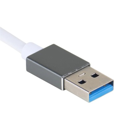 Hub USB iggual IGG319260 Nero Grigio