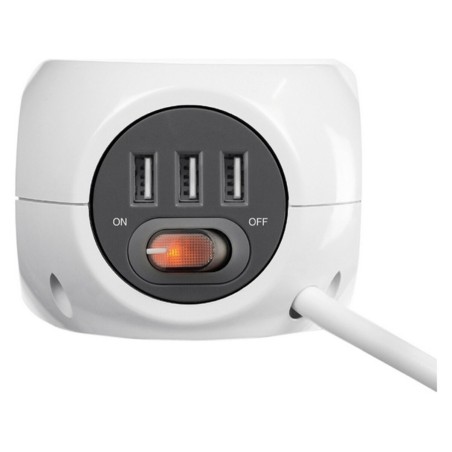 Multipresa Cubo Ewent EW3939 USB 5V 2A Bianco