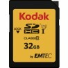 Scheda Di Memoria Micro SD con Adattatore Kodak SDHC32GBCLASS10U1 32 GB SDHC UHS-I Classe 10