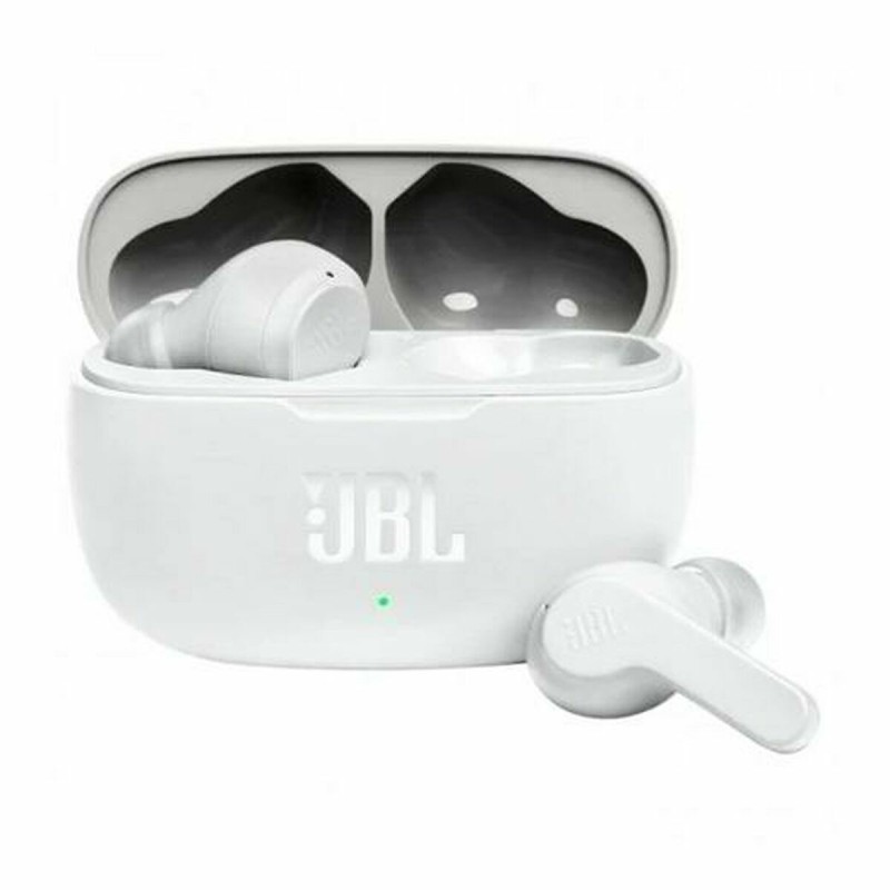 Auricolari Bluetooth con Microfono JBL JBLW200TWSWHT Bianco Auricolari Bluetooth con Microfono JBL JBLW200TWSWHT Bianco