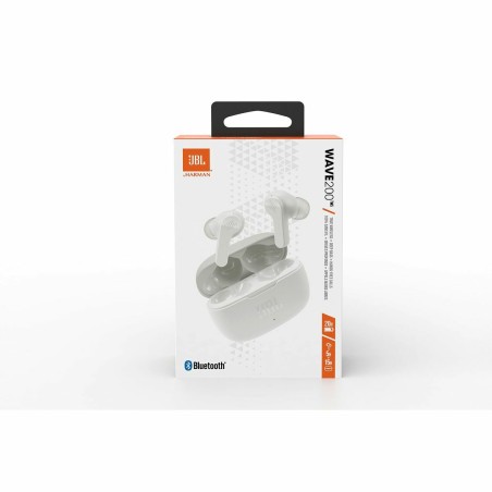 Auricolari Bluetooth con Microfono JBL JBLW200TWSWHT Bianco