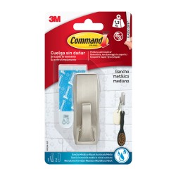 Gancio per appenderla 3M 1,3 kg Grigio in metallo Metallo (1 Unità)