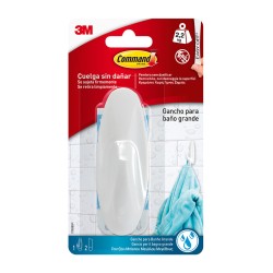 Gancio per appenderla 3M 2,2 Kg Bianco Legno Plastica (1 Unità)