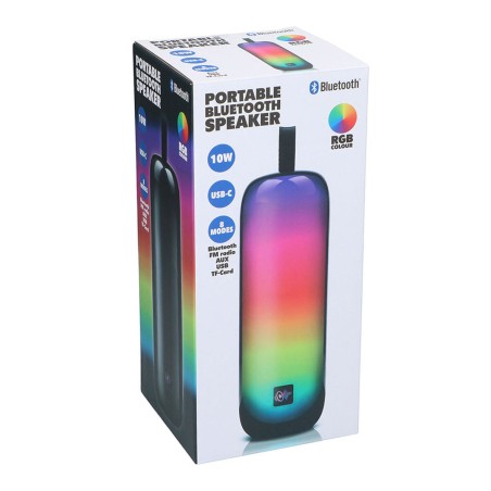 Altoparlante Bluetooth Portatile Multicolore 10 W