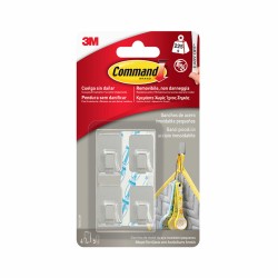 Gancio per appenderla 3M Acciaio inossidabile 225 g 19 X 30 X 15 MM Argentato (4 Unità)