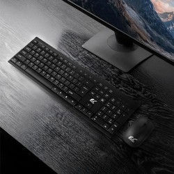 Tastiera e Mouse Nano RS RS580 Nero
