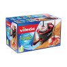 Mop with Bucket Vileda mop en steel Supermocio 3Action Bianco Rosso Microfibre