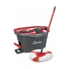 Mop with Bucket Vileda mop en steel Supermocio 3Action Bianco Rosso Microfibre