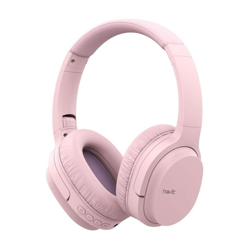 Cuffie Bluetooth a Fascia Havit I62 Rosa Cuffie Bluetooth a Fascia Havit I62 Rosa