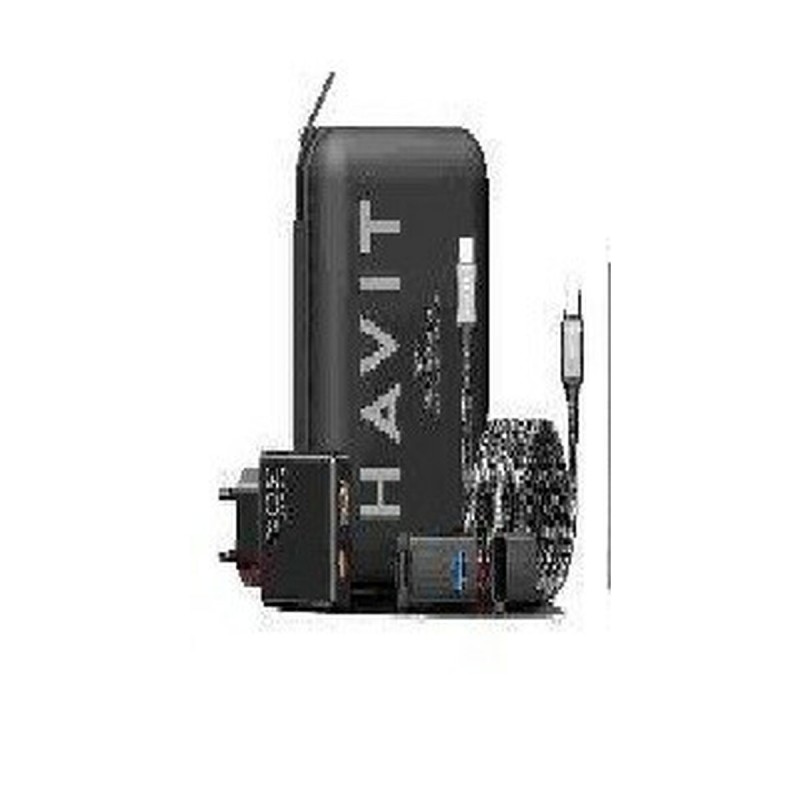 Caricabatterie da Parete Havit 2024 gift kit EU Nero Grigio