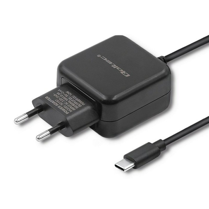 Caricabatterie da Parete Qoltec 50197 Nero 12 W (1 Unità) Caricabatterie da Parete Qoltec 50197 Nero 12 W (1 Unità)