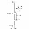 Colonna doccia Grohe Vitalio Start 110 Silicone