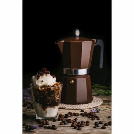 Caffettiera Italiana Monix M671012 Marrone Alluminio 830 ml