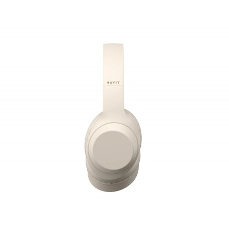 Cuffie Bluetooth a Fascia Havit H628BT Beige