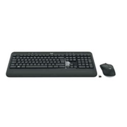 Tastiera e Mouse Wireless Logitech 920-008680 Nero Nero/Bianco Spagnolo Qwerty in Spagnolo QWERTY