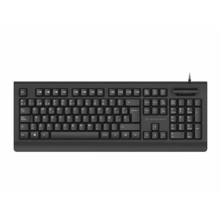 Tastiera Conceptronic 120850307101 Nero Qwerty in Spagnolo