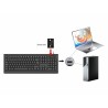 Tastiera Conceptronic 120850307101 Nero Qwerty in Spagnolo