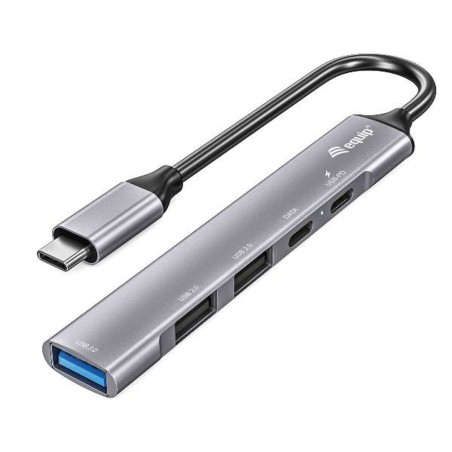 Hub USB-C 7 Porte Equip 12896207101 Alluminio