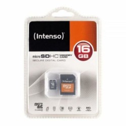 Scheda Di Memoria Micro SD con Adattatore INTENSO 3413470 16 GB 16 GB