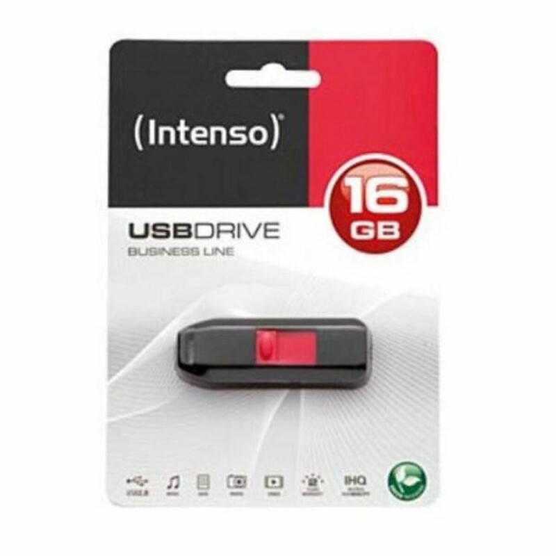 Memoria USB INTENSO Business Line 16 GB Nero 16 GB Memoria USB Memoria USB INTENSO Business Line 16 GB Nero 16 GB Memoria USB
