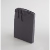 Lenzuolo con angoli aderenti Naturals ELBA Grigio scuro 135 x 200 (Ala francese)