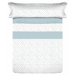 Set di Lenzuola Tejidos Reina Azzurro Singolo