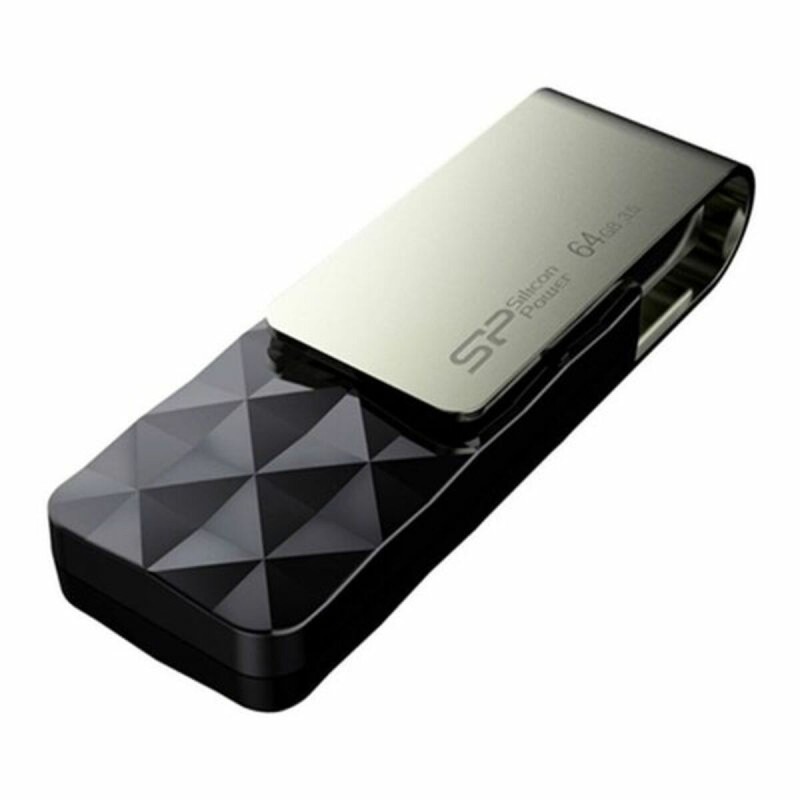 Memoria USB Silicon Power Blaze B30 64 GB Nero Memoria USB Silicon Power Blaze B30 64 GB Nero
