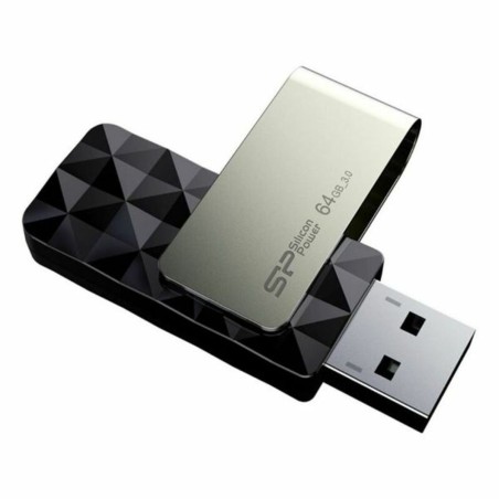Memoria USB Silicon Power Blaze B30 64 GB Nero
