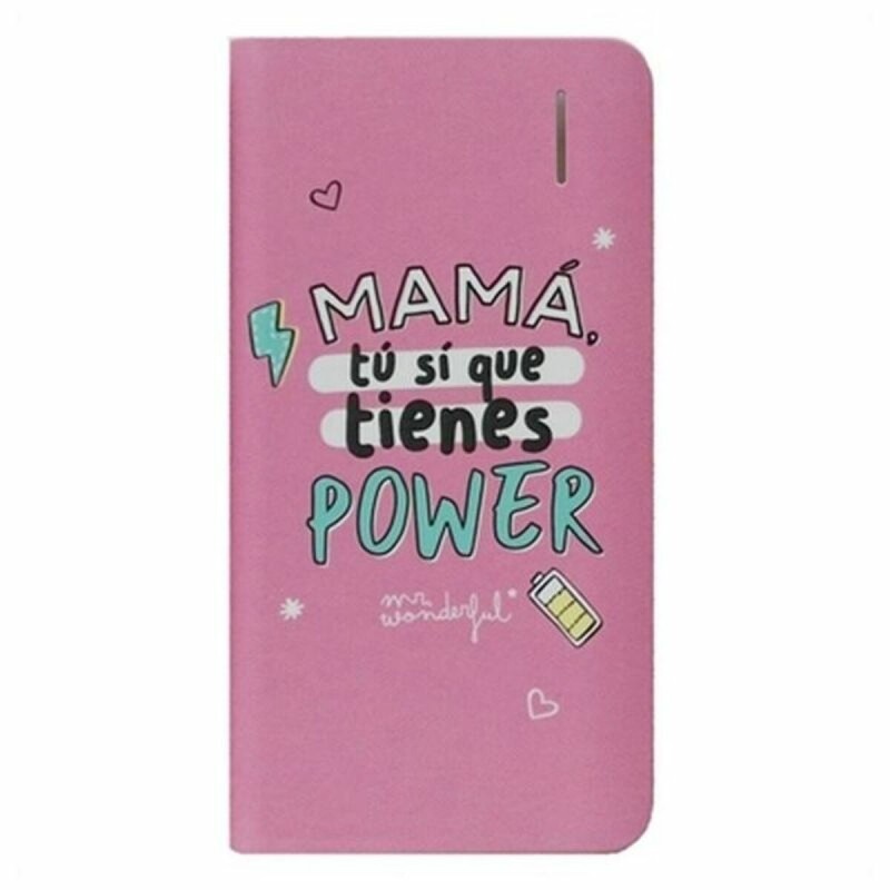 Power Bank Mr. Wonderful MRPWB031 4000 mAh Rosa Power Bank Mr. Wonderful MRPWB031 4000 mAh Rosa