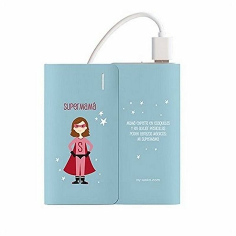Power Bank Susiko AATBPT0169 4000 mAh Azzurro Power Bank Susiko AATBPT0169 4000 mAh Azzurro