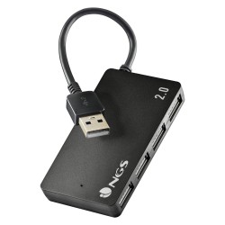 Hub USB NGS IHUB4 TINY Nero