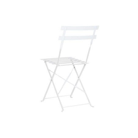 Tavolo con 2 sedie Home ESPRIT Bianco 60 x 60 x 71 cm