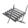 Tavolo con 2 sedie Home ESPRIT Grigio 60 x 60 x 71 cm