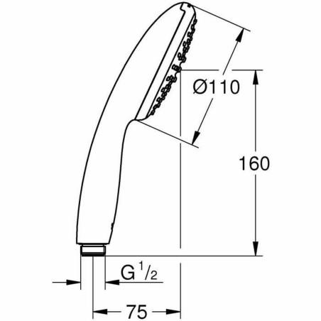 Soffione Grohe Plastica
