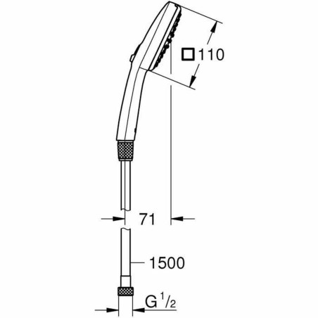 Soffione Grohe Plastica