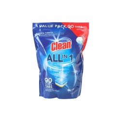 Pastiglie per lavastoviglie Clean 90 Unità
