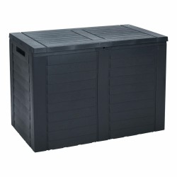 Cassapanca da esterno Lifetime Antracite PVC 75 x 45 cm Città