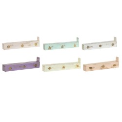 Bruciatore Home ESPRIT Legno Alluminio 24 x 4 x 6 cm (12 Pezzi) (6 Unità)