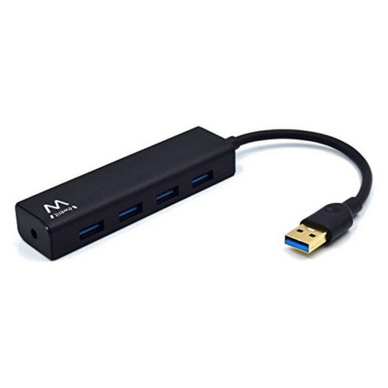 Hub USB Ewent EW1136 4 x USB 3.0 Nero Hub USB Ewent EW1136 4 x USB 3.0 Nero
