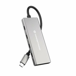 Hub USB Conceptronic 110519707101 Argentato