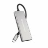 Hub USB Conceptronic 110519707101 Argentato