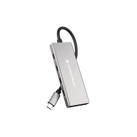 Hub USB Conceptronic 110519707101 Argentato