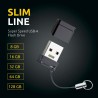 Memoria USB INTENSO Slim Line 64 GB Nero