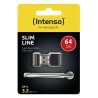 Memoria USB INTENSO Slim Line 64 GB Nero