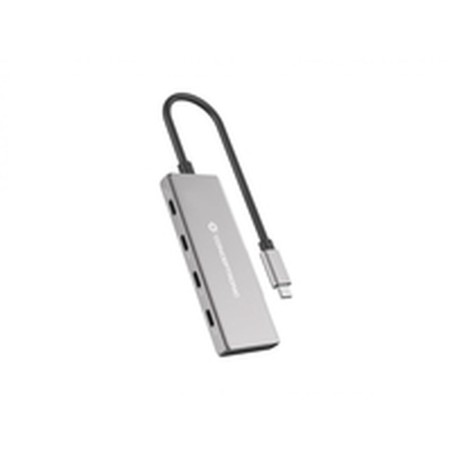 Hub USB Conceptronic 110519607101 Argentato