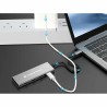 Hub USB Conceptronic 110519607101 Argentato