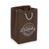 Cesto per i Panni Sporchi Versa Marrone Poliestere PVC Metallo EVA 30 x 55 x 36 cm