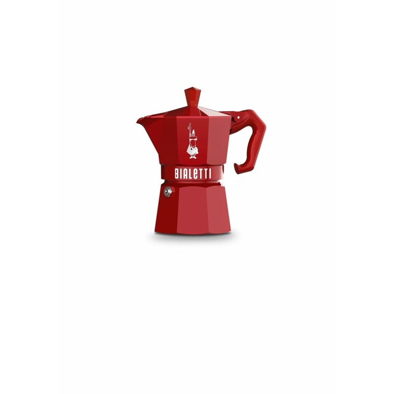 Caffettiera Italiana Bialetti MOKA EXCLUSIVE Rosso Alluminio 3 Tazze Caffettiera Italiana Bialetti MOKA EXCLUSIVE Rosso Alluminio 3 Tazze