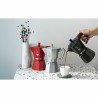 Caffettiera Italiana Bialetti MOKA EXCLUSIVE Rosso Alluminio 6 Tazze