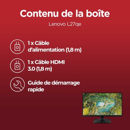 Monitor Gaming Lenovo 68C8GAC3EU Quad HD 27"